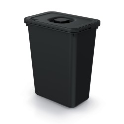 Bidone Cestino Systema Basica | per Raccolta Differenziata Riciclaggio | Appendibile | 17,8x26,6x32,7 cm | 10 Litri | Antracite | in Plastica | per Casa Interni